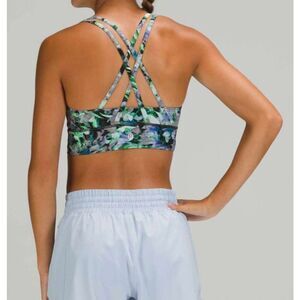 LULULEMON ATHLETICA Energy Bra Long Line, Medium Support, B-C Cup Size 4